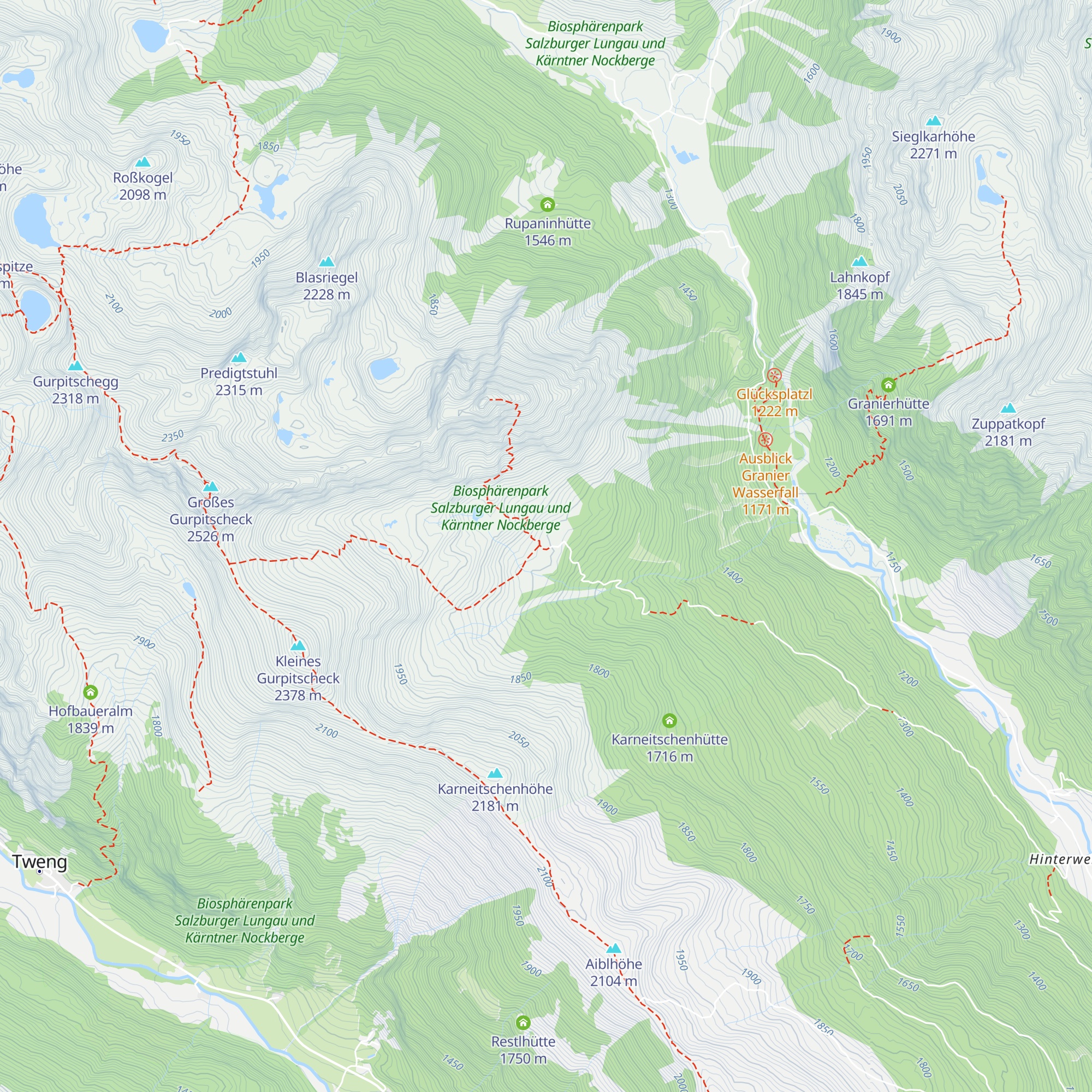 Karnerhütte map