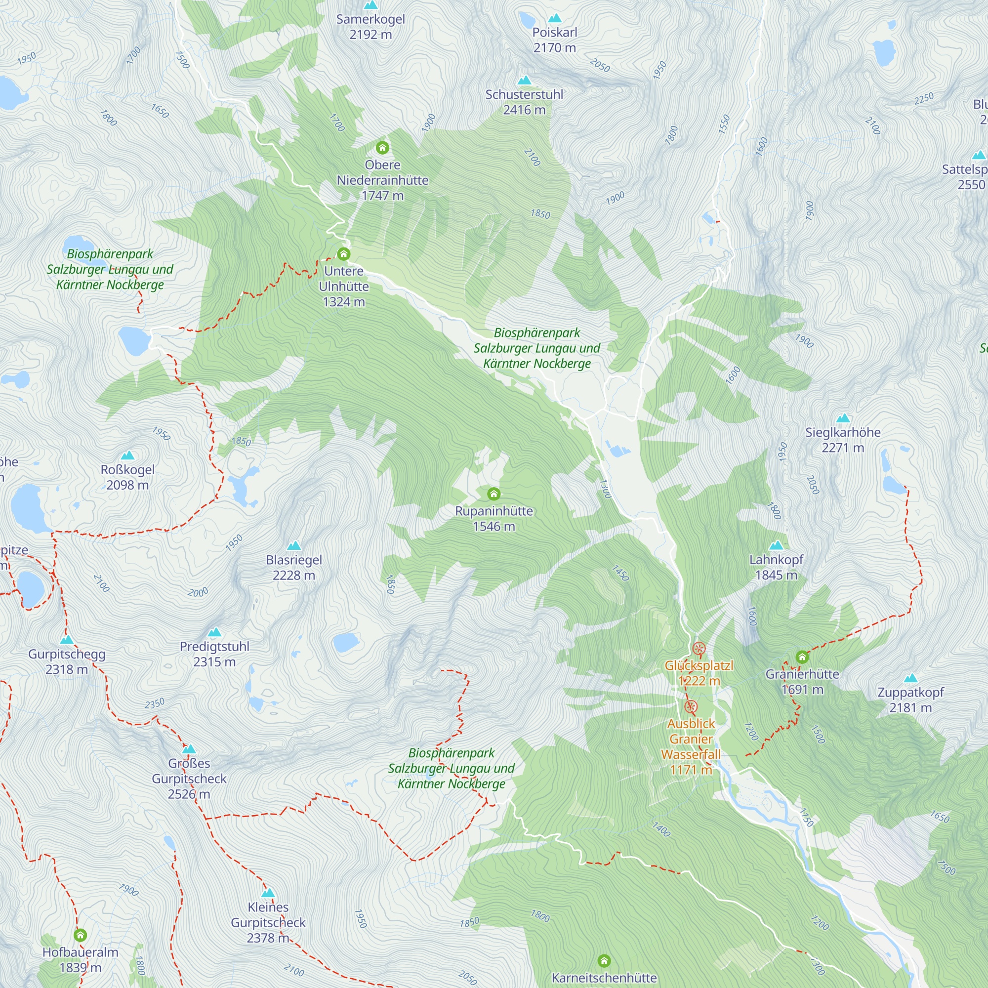 Rupaninhütte map