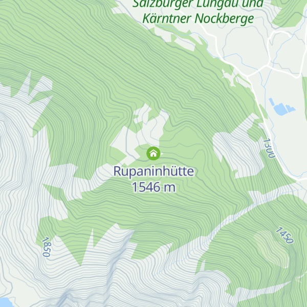 Map of Rupaninhütte