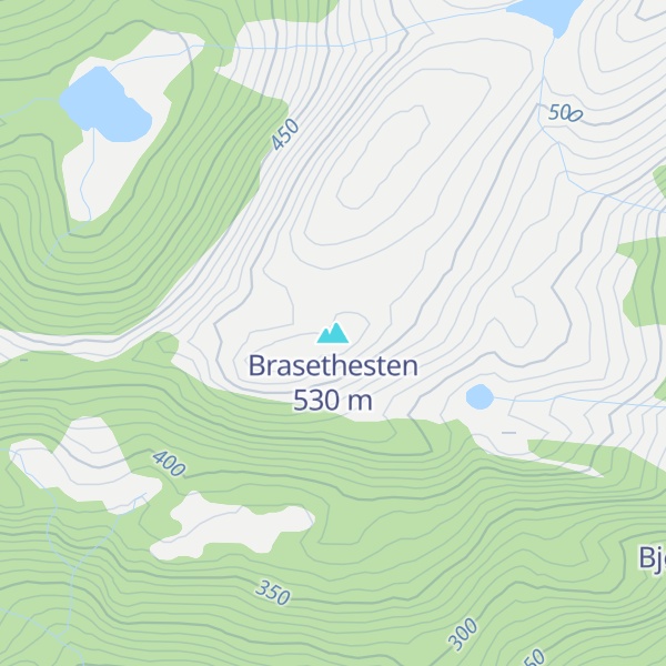 Map of Brasethesten