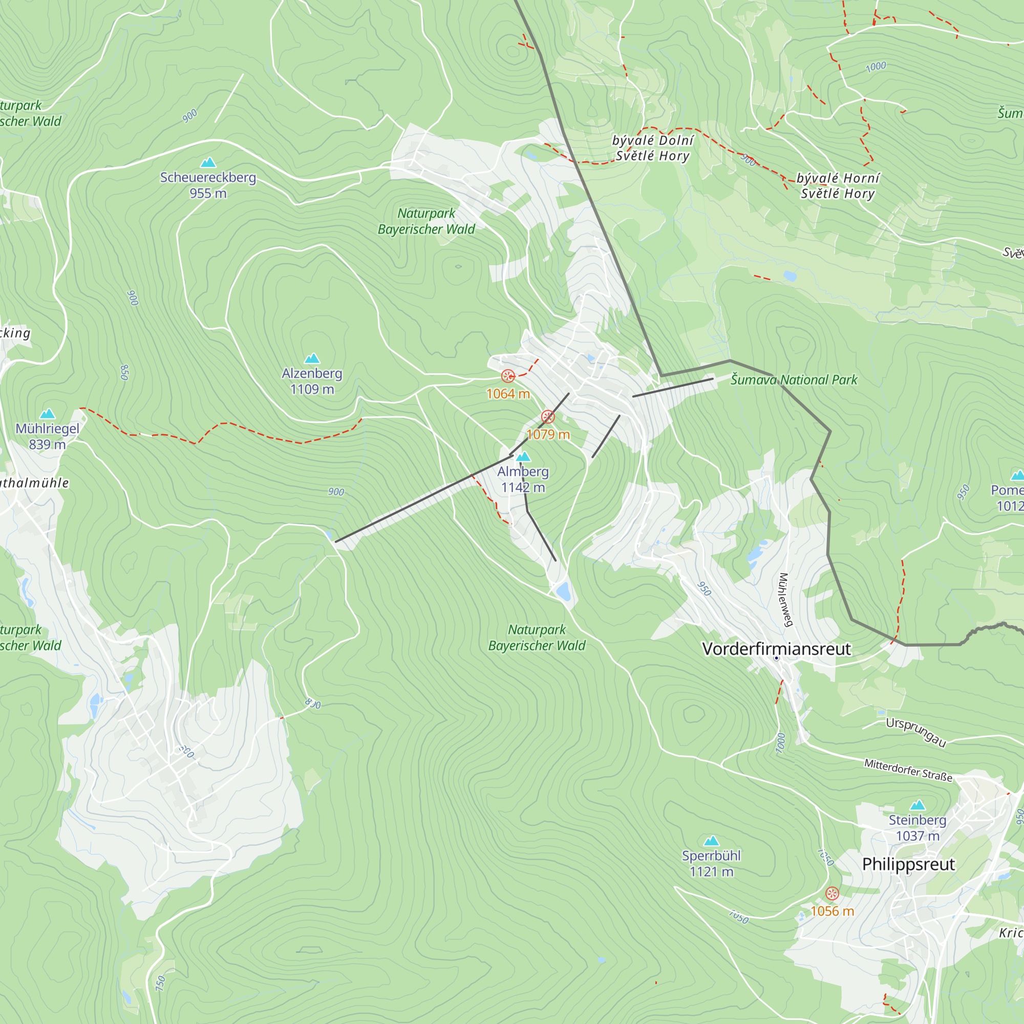 Almberghütte map
