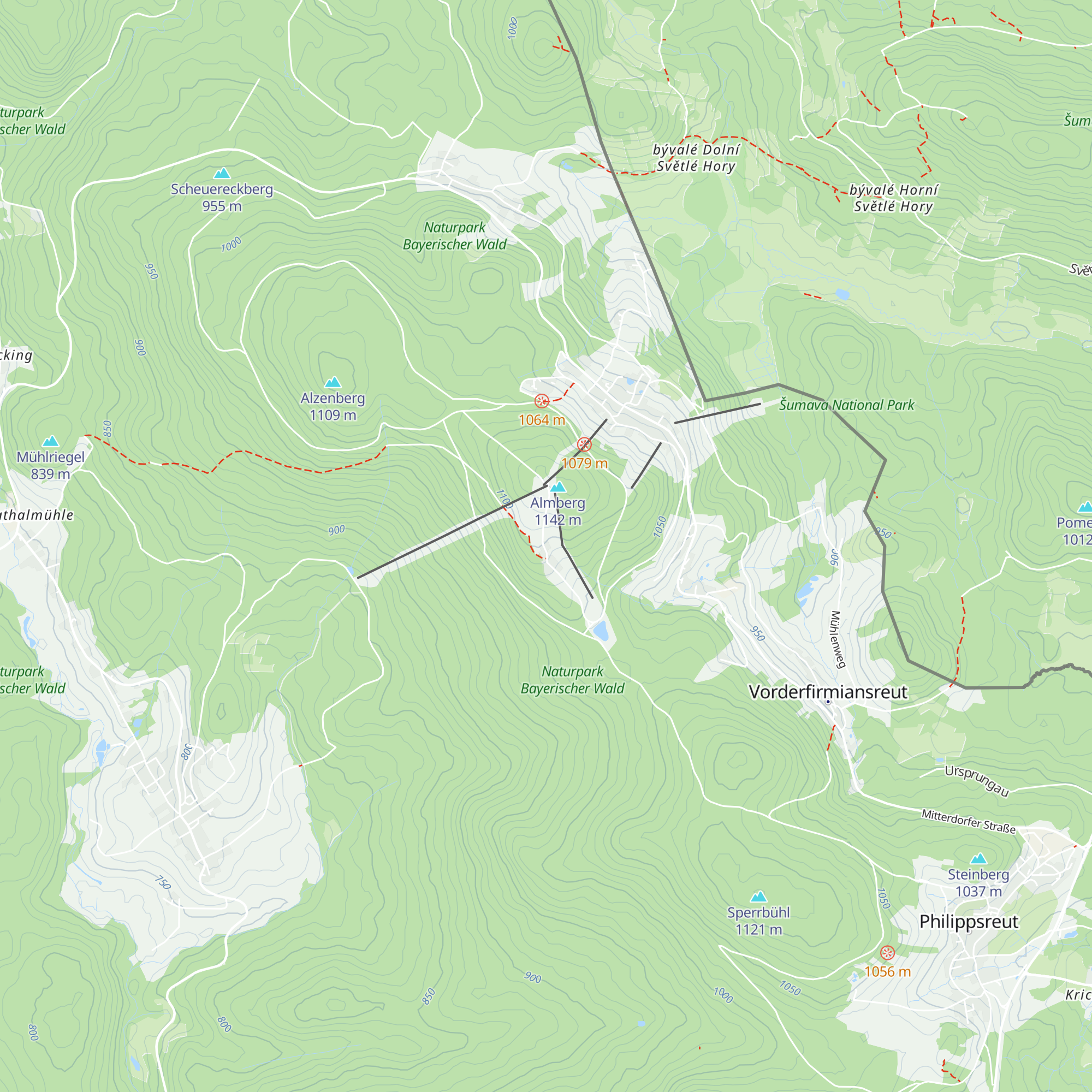 Almberghütte map