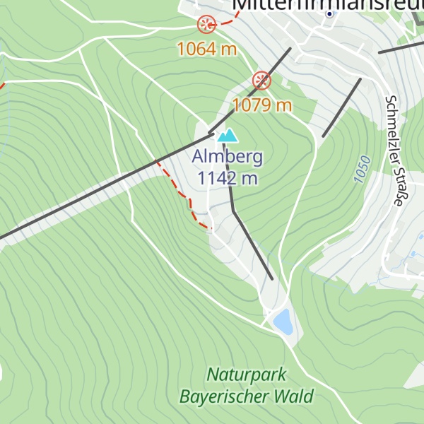 Map of Almberghütte