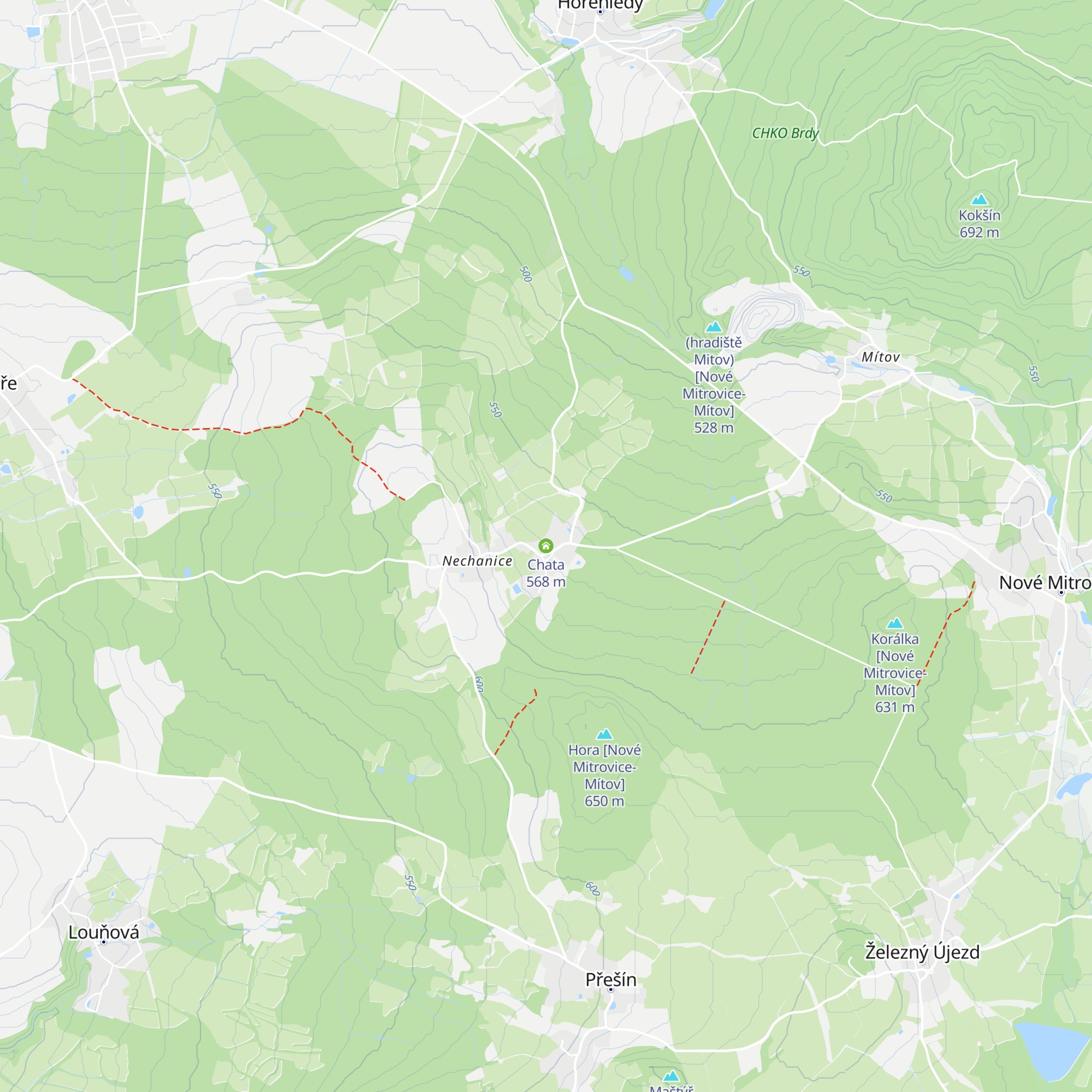 Chata map