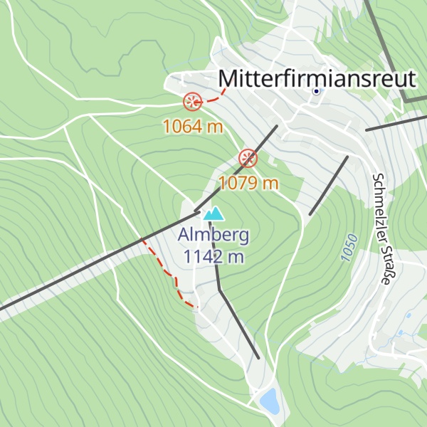 Map of Almberg