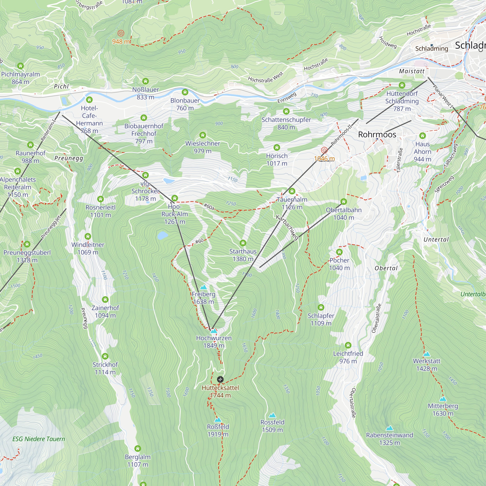 Starthaus map