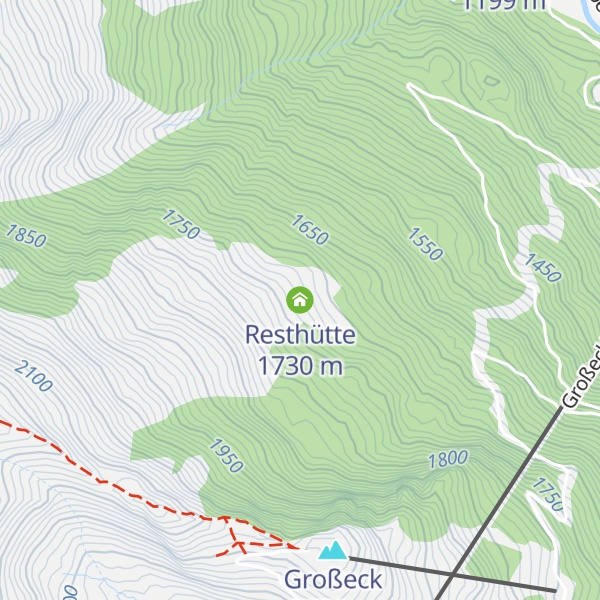 Map of Resthütte