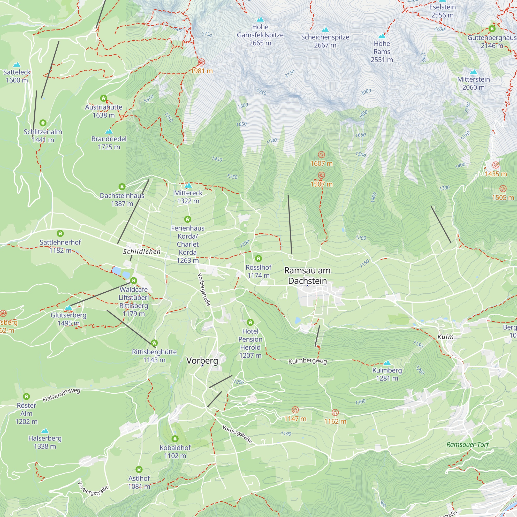 Rösslhof map
