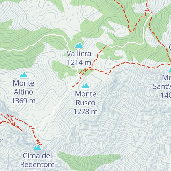 Map of Monte Rusco