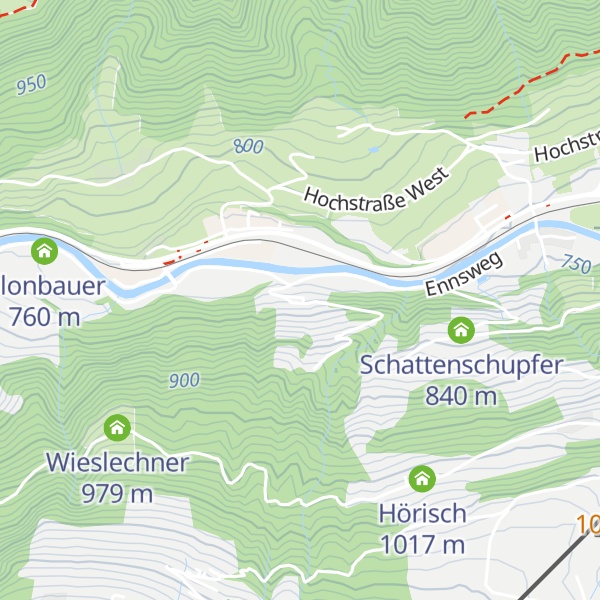 Map of Possenreiter