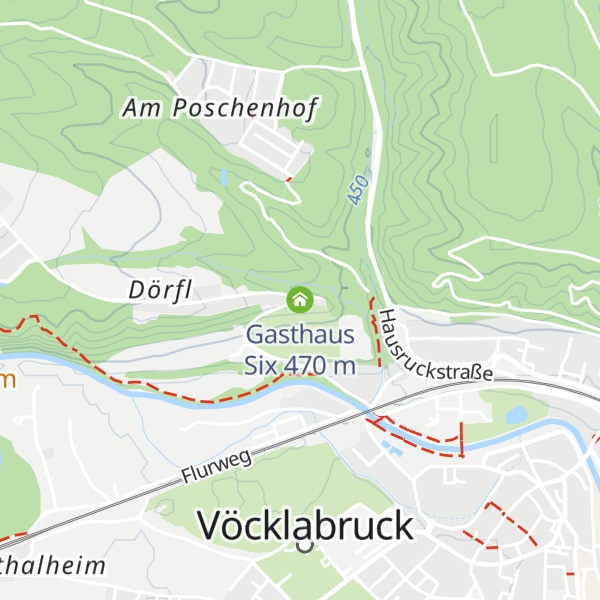 Map of Gasthaus Six