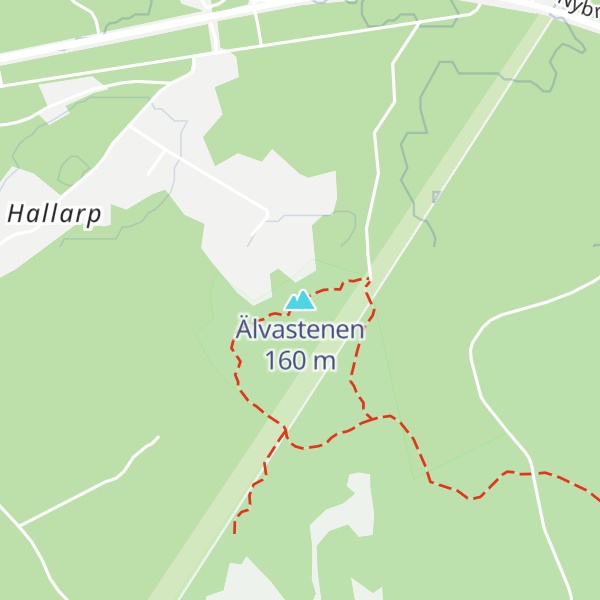 Map of Älvastenen