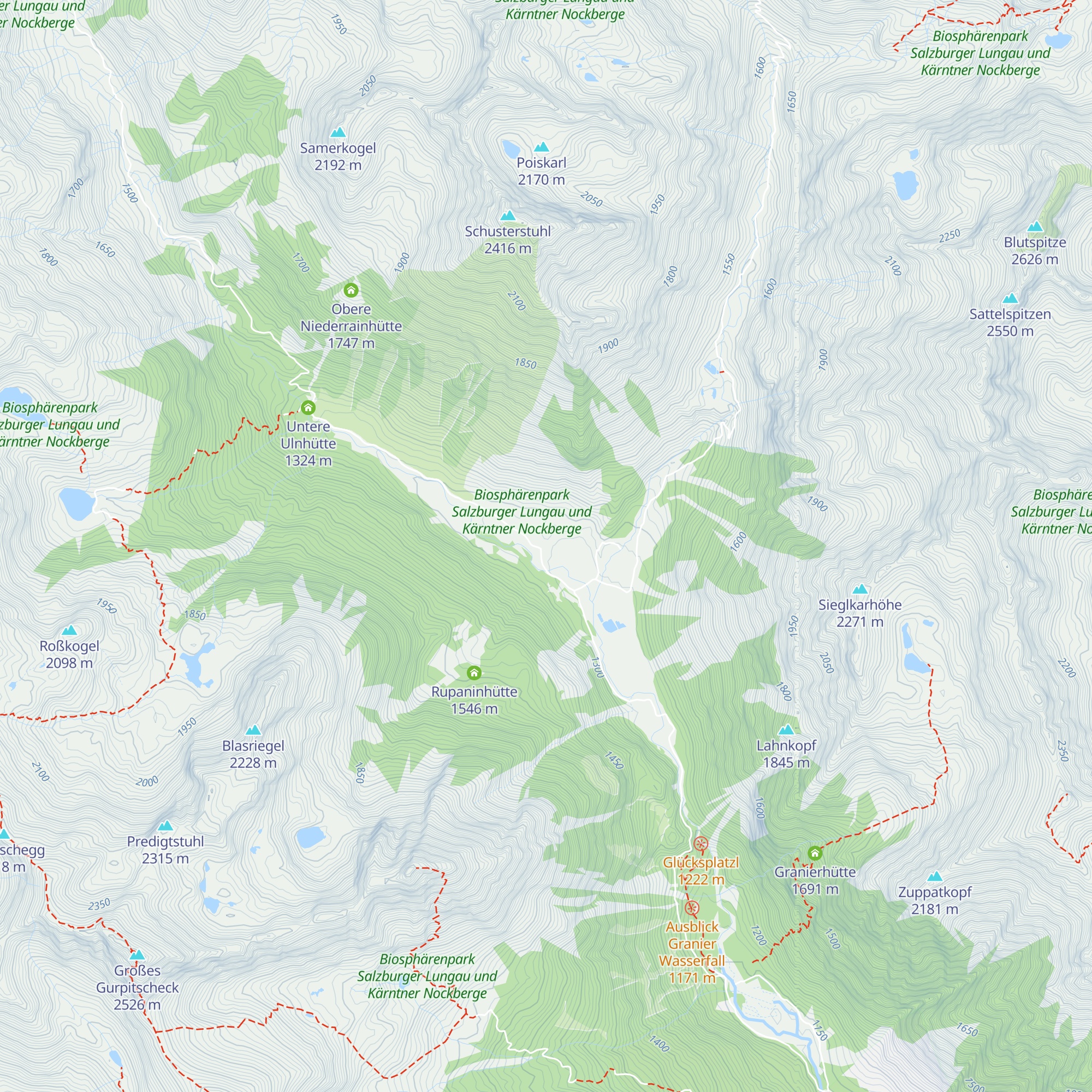 Untere Raderhütte map