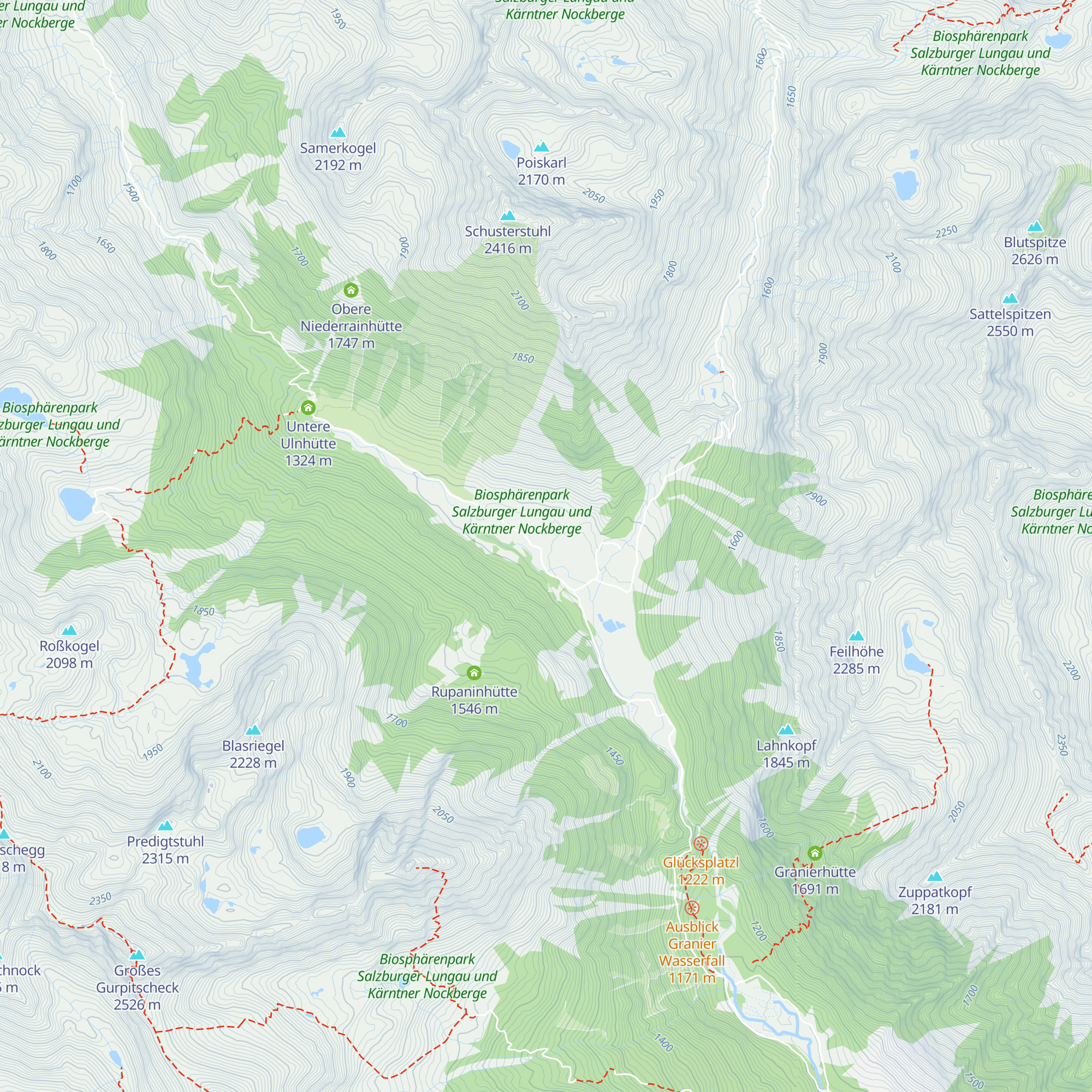 Untere Raderhütte map
