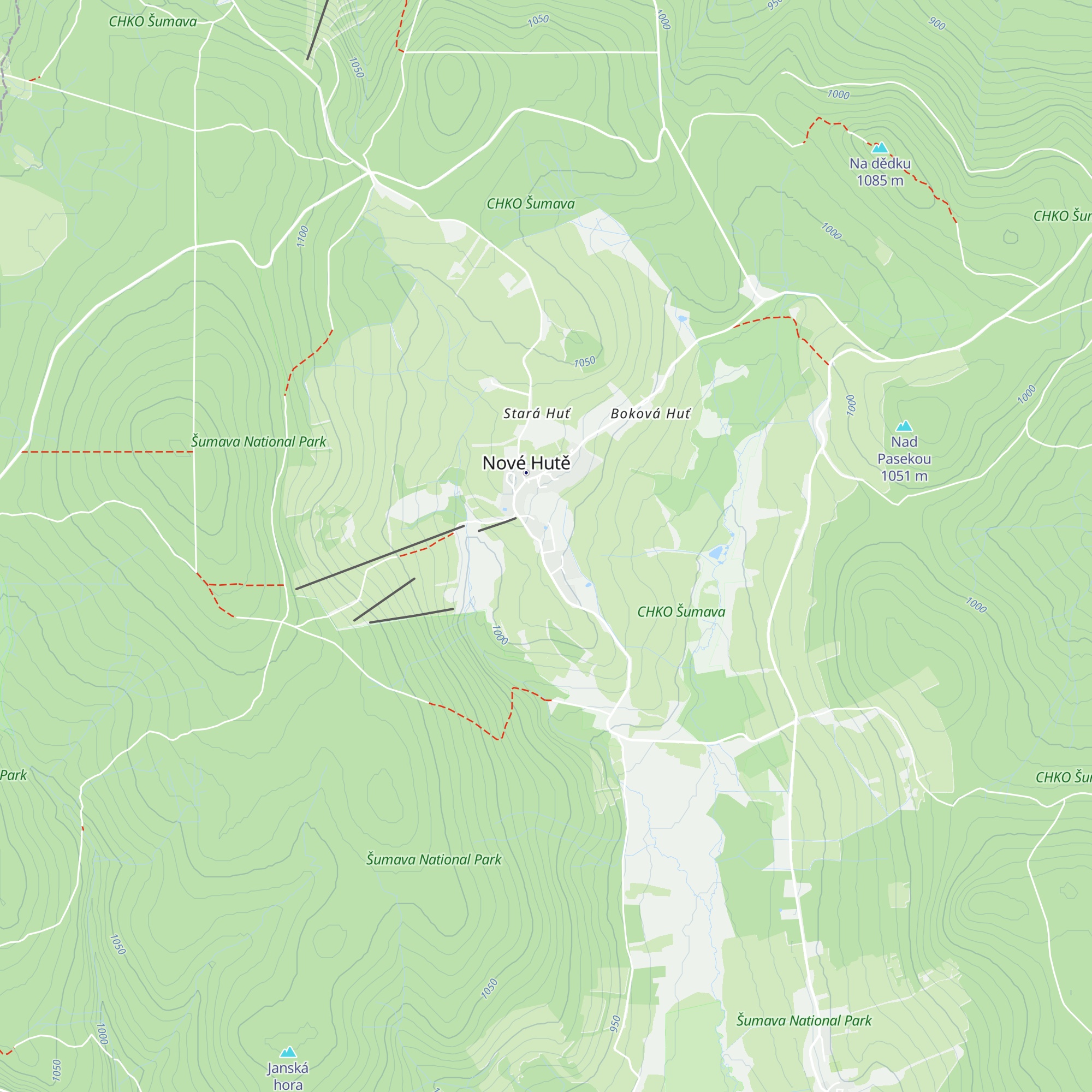Chata Kaltenbach map