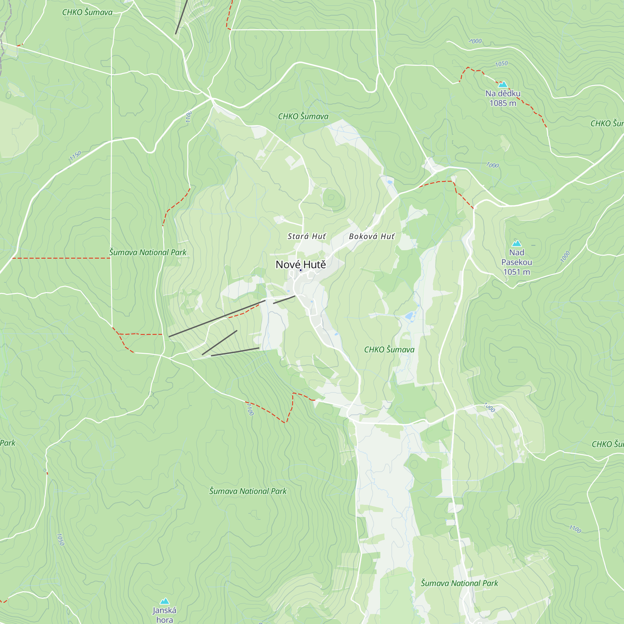 Chata Kaltenbach map