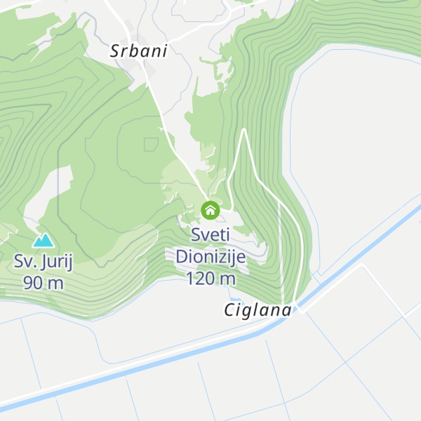 Map of Sveti Dionizije