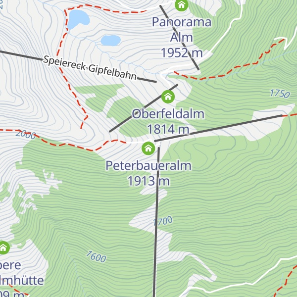 Map of Peterbaueralm