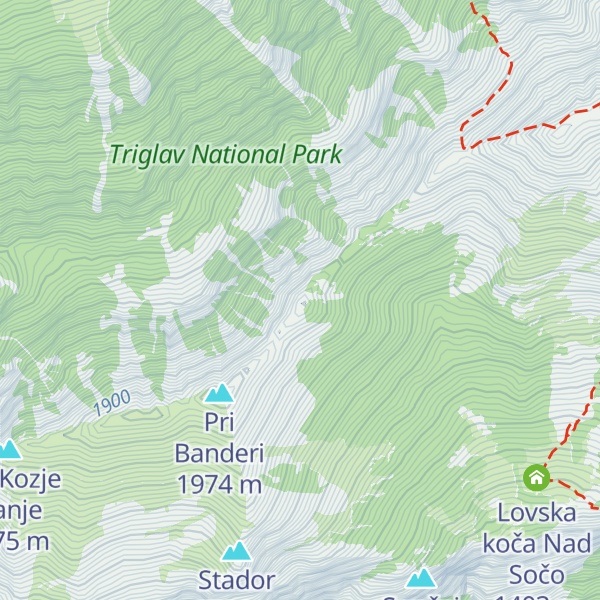 Map of Vrh Leh