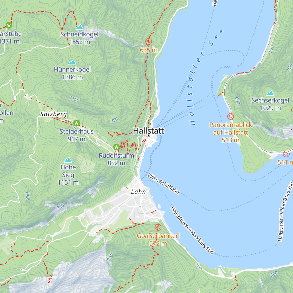 Tourismusbüro & Kofferdepot Hallstatt map
