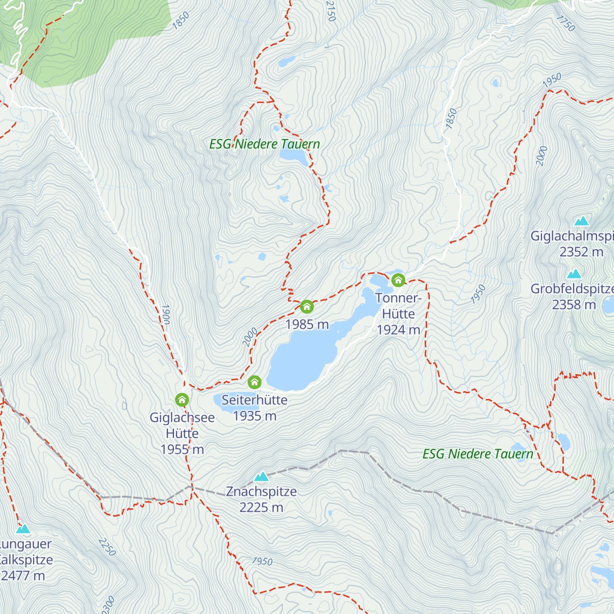 Ignaz-Mattis-Hütte map
