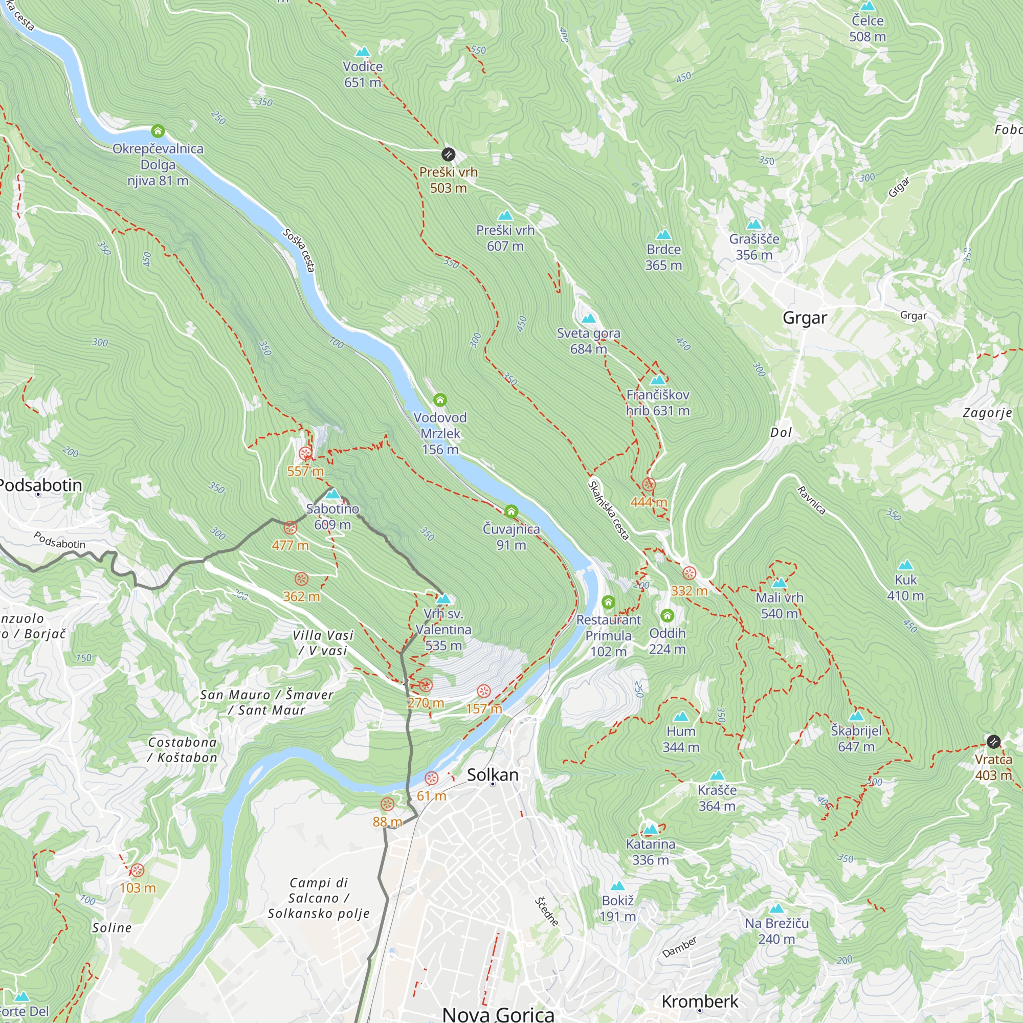 Čuvajnica map