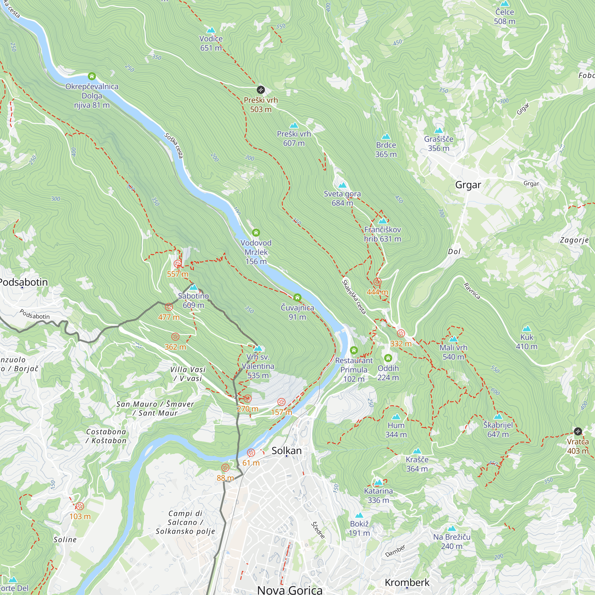 Čuvajnica map