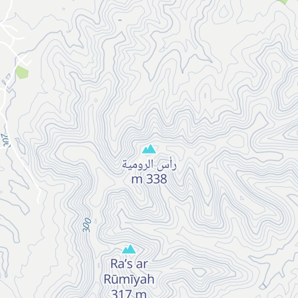 Map of رأس الرومية