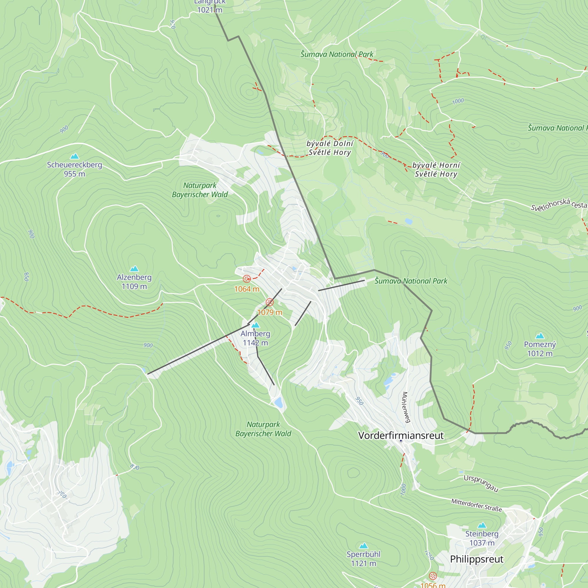 Landhotel Sportalm map