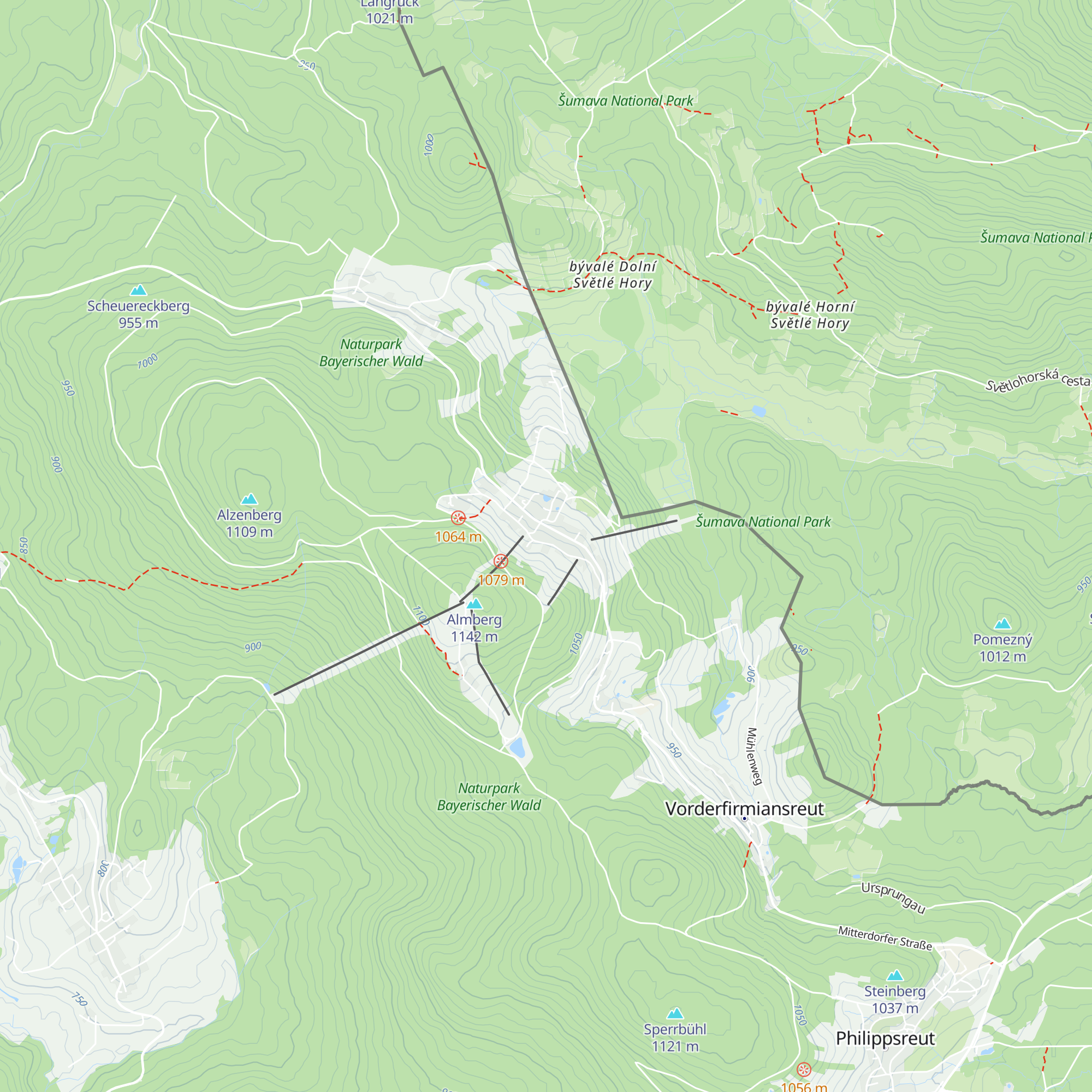 Landhotel Sportalm map