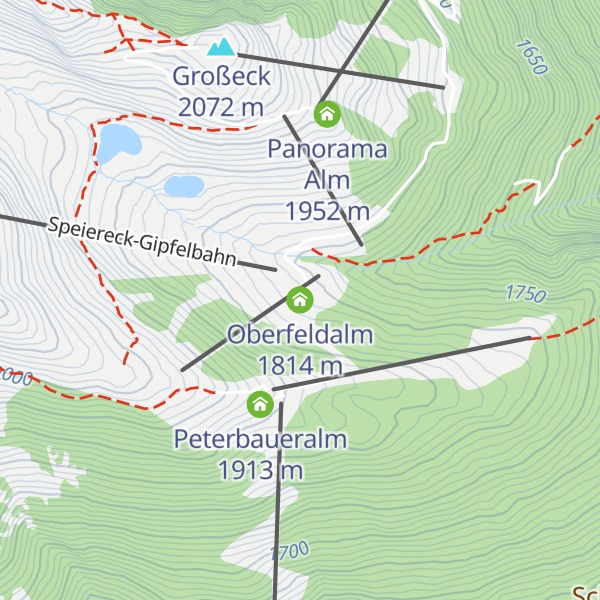 Map of Oberfeldalm