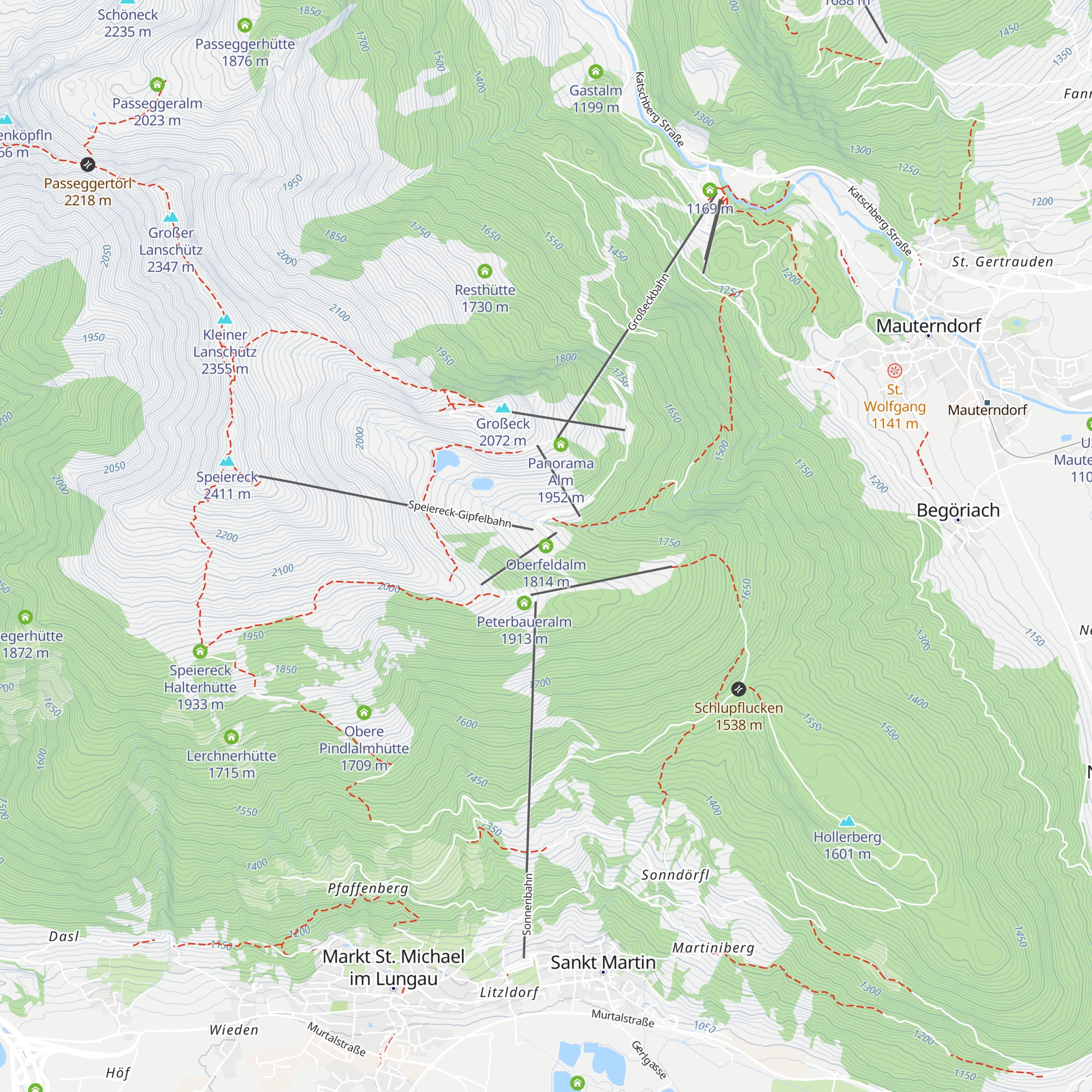 Oberfeldalm map