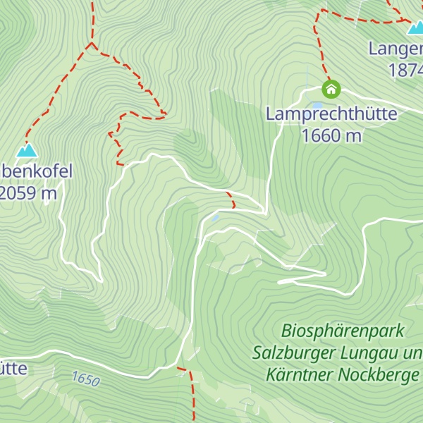 Map of Thomannbauerhütte