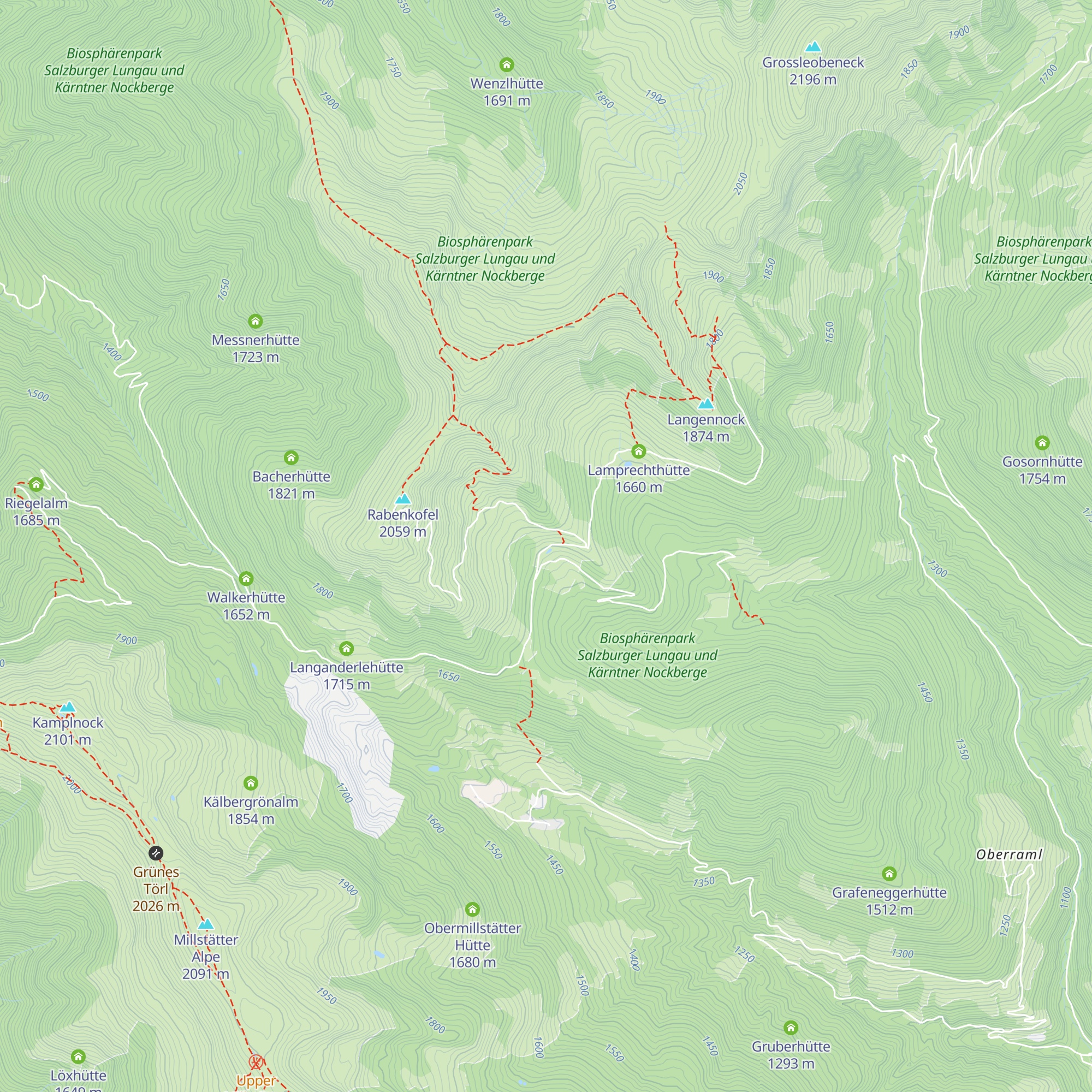 Thomannbauerhütte map