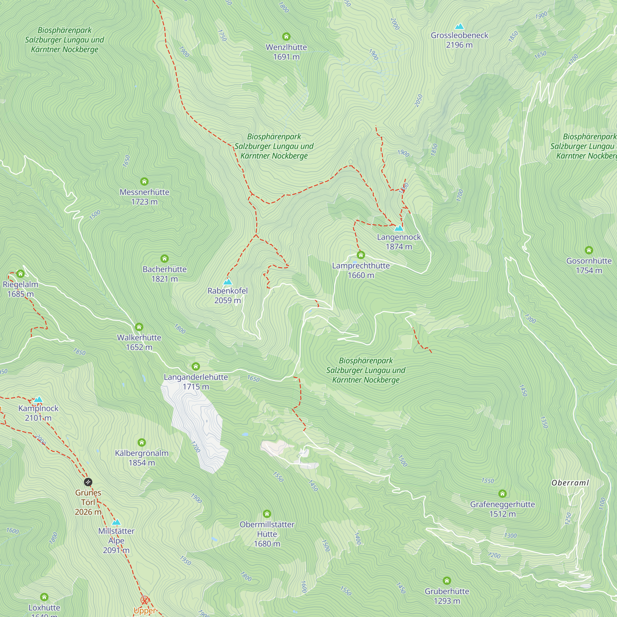 Thomannbauerhütte map