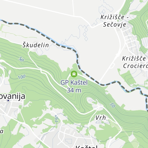 Map of GP Kaštel