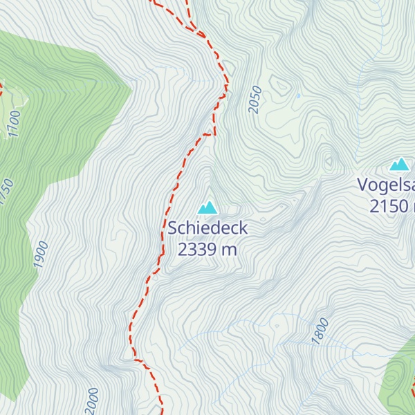 Map of Schiedeck