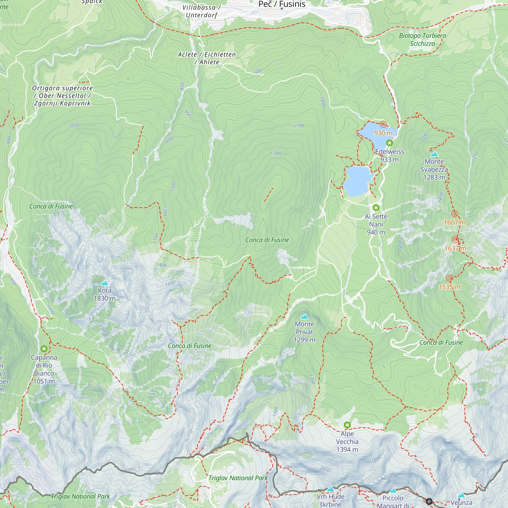 Capanna  Colrotondo map