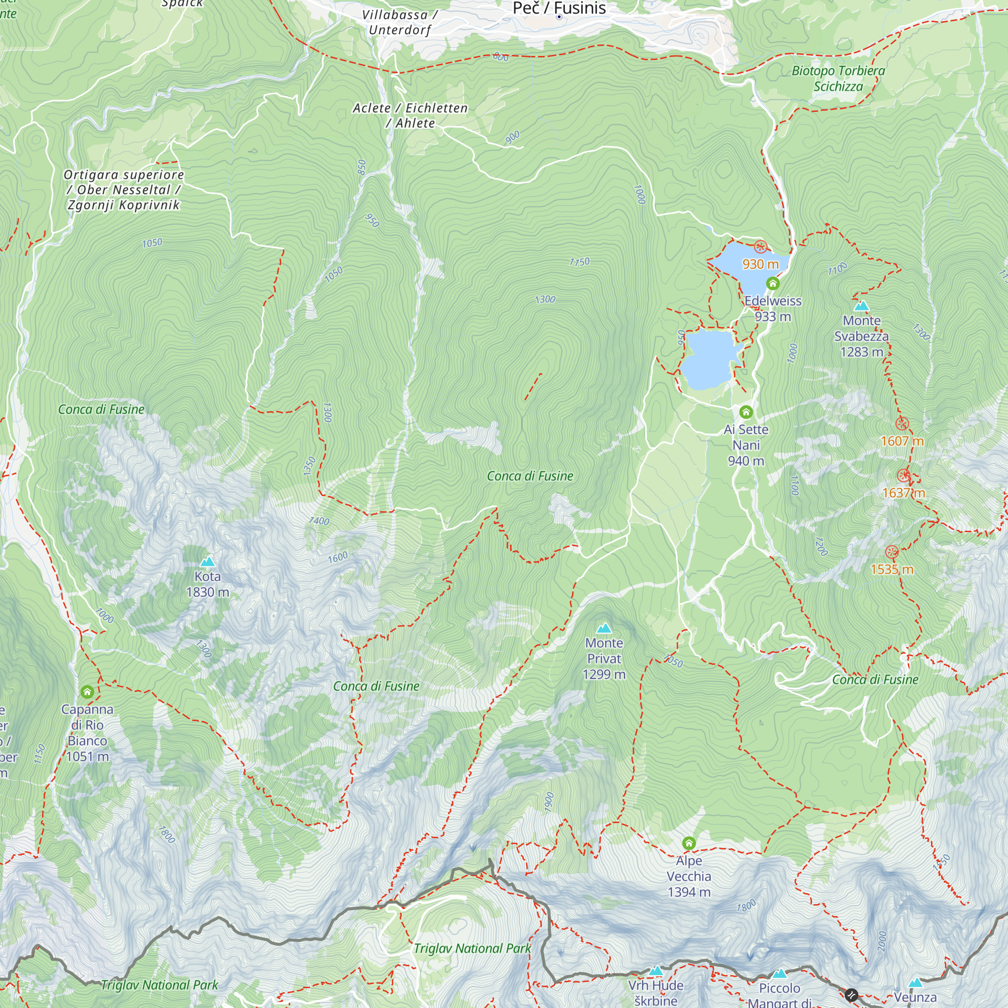 Capanna  Colrotondo map