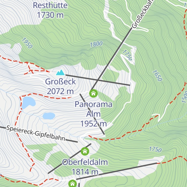 Map of Panorama Alm