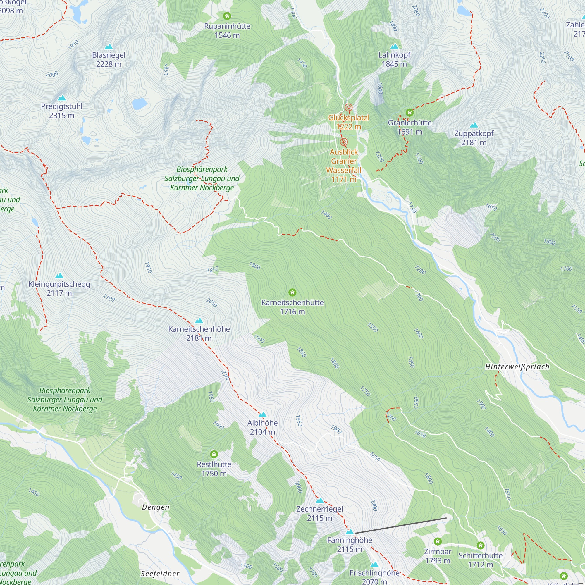 Karneitschenhütte map