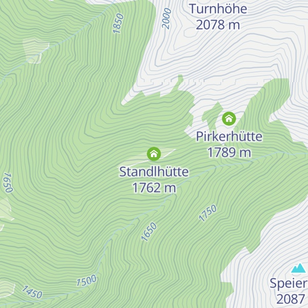 Map of Standlhütte