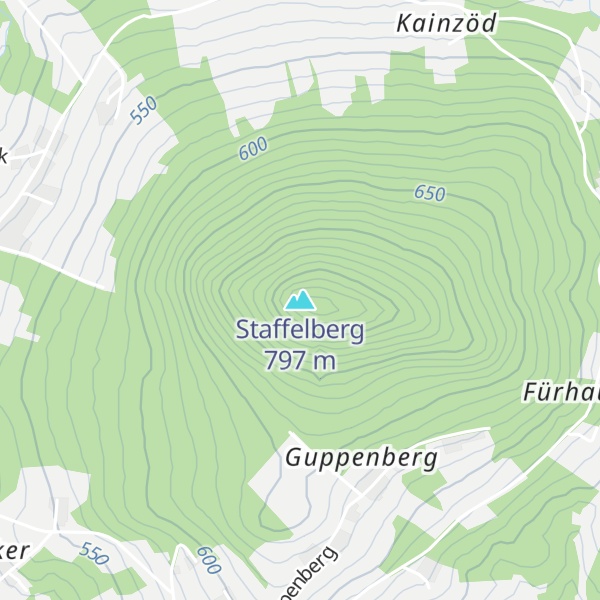 Map of Staffelberg