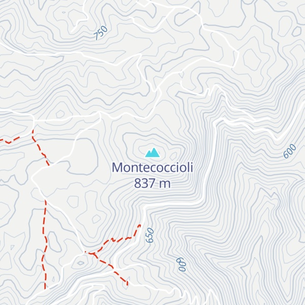 Map of Montecoccioli