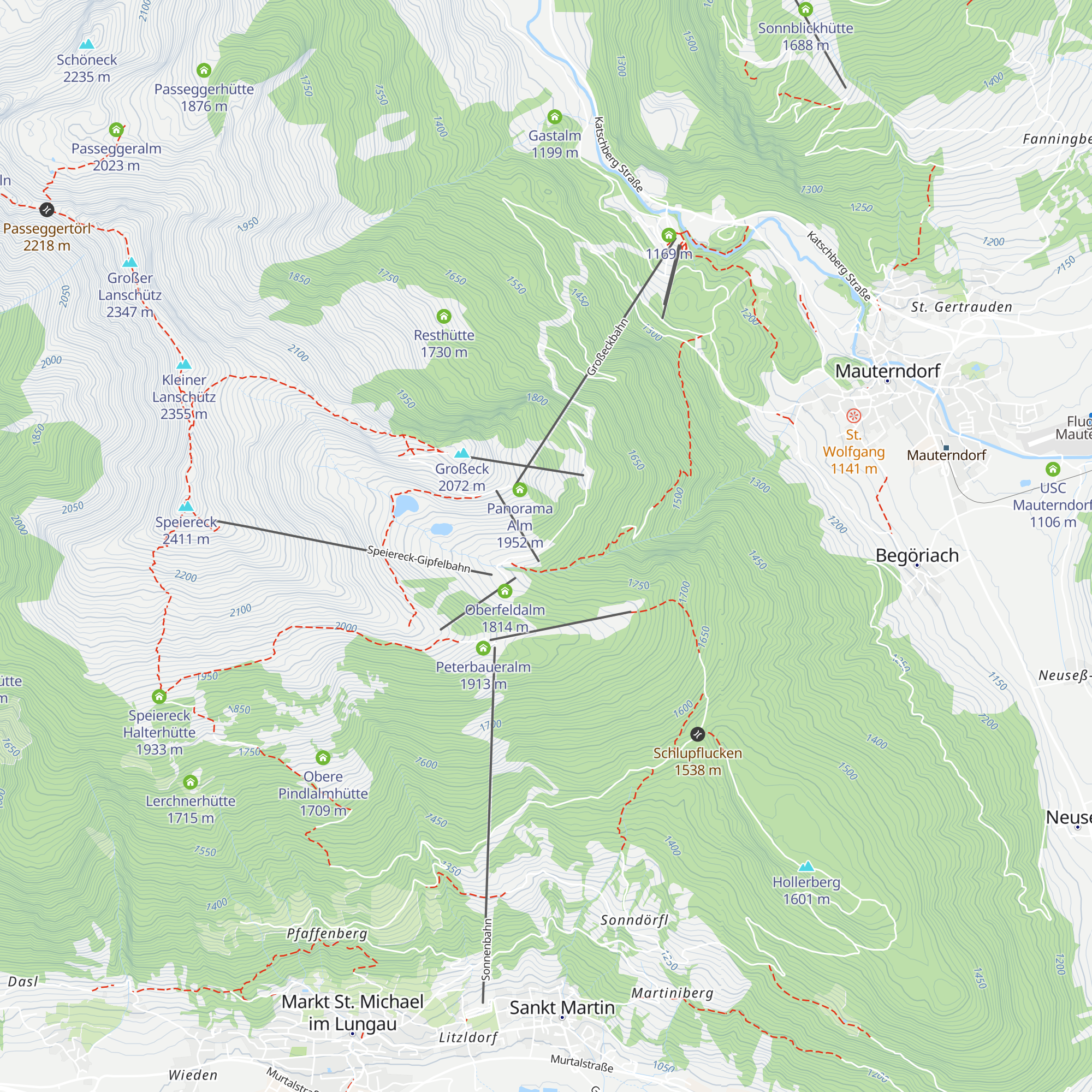 Sonnenalm map