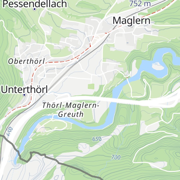 Map of Pfarramt Thörl-Maglern