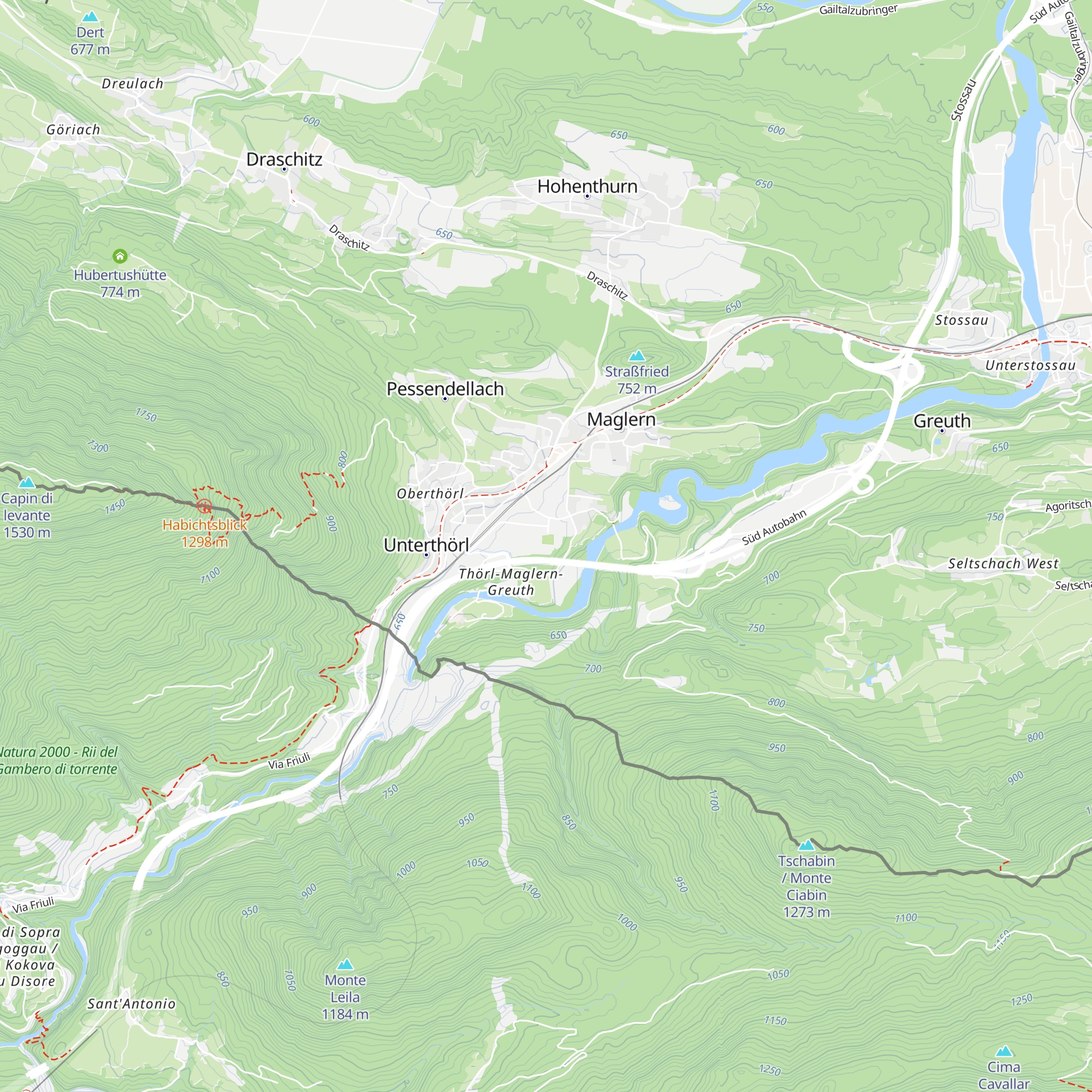 Pfarramt Thörl-Maglern map
