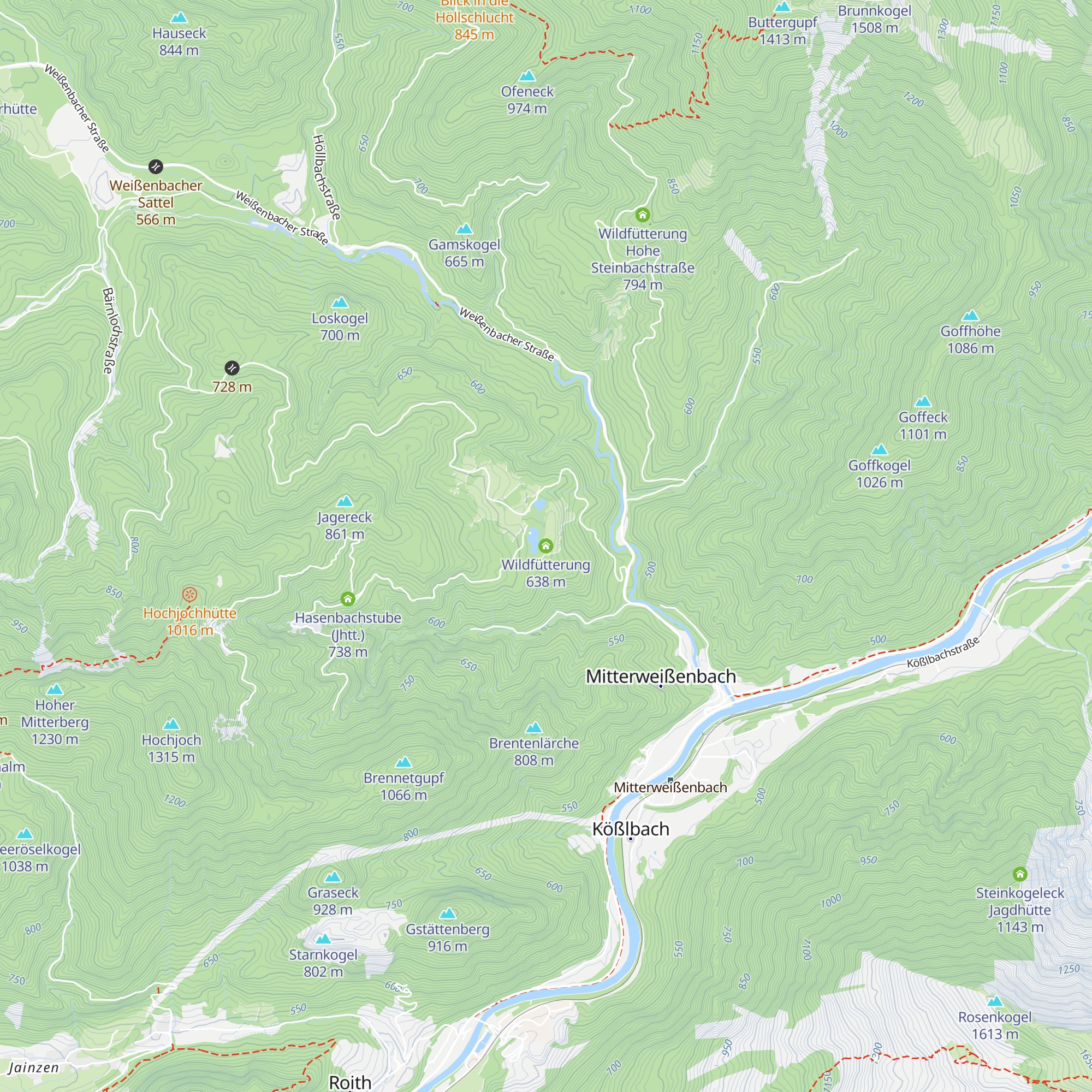 Wildfütterung map