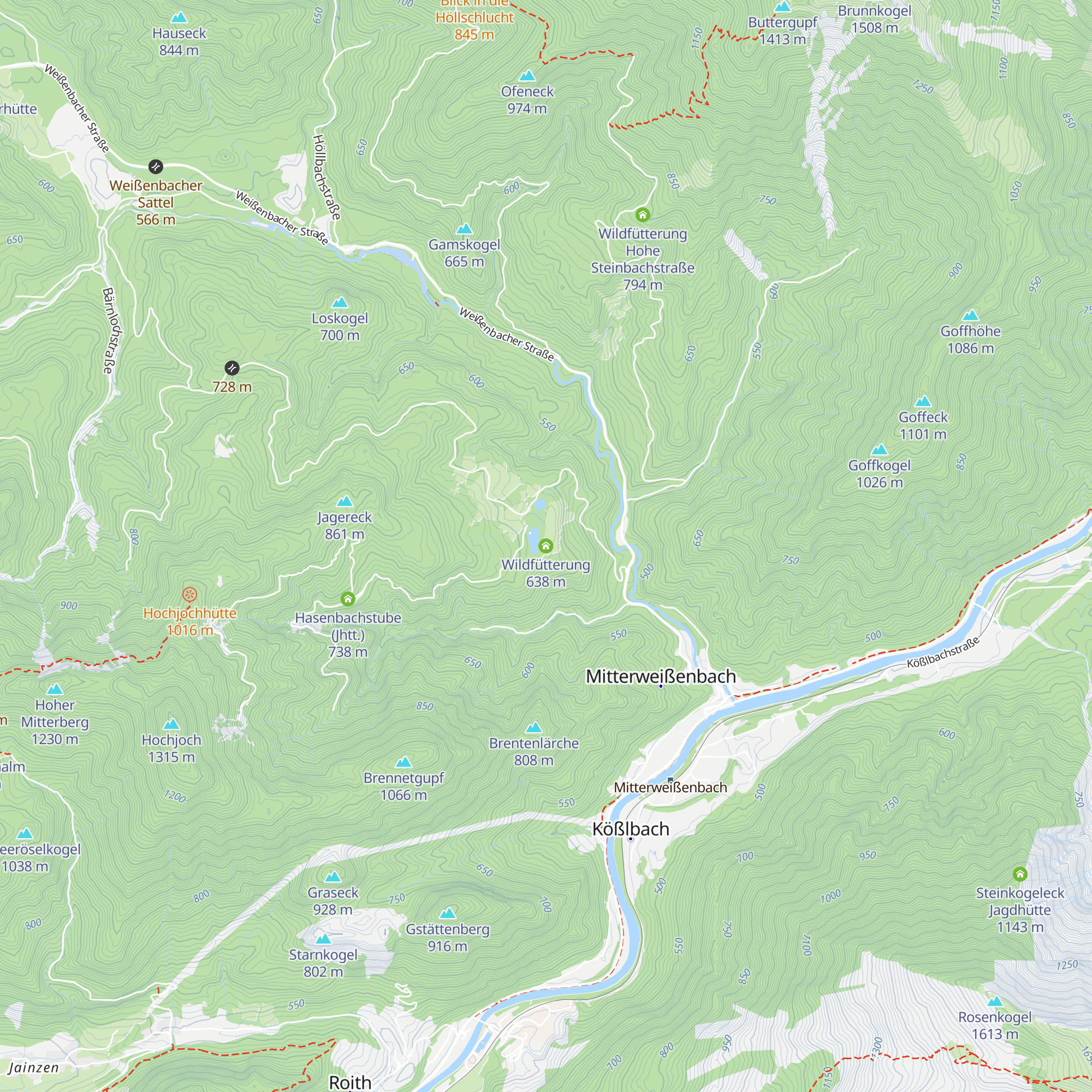 Wildfütterung map