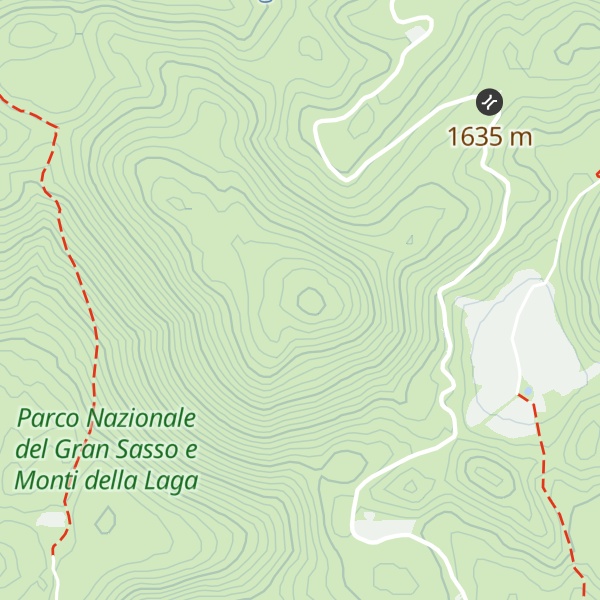 Map of Monte Cecco d'Antonio